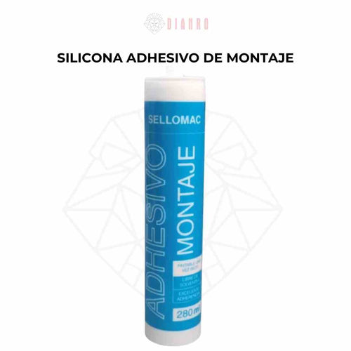 Adhesivo de Montaje Sellomac 280ml | Sin Clavos ni Taladro