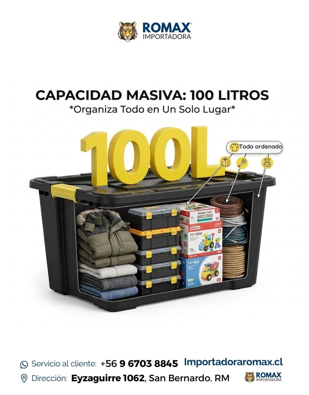 Caja de Almacenamiento 100 Litros