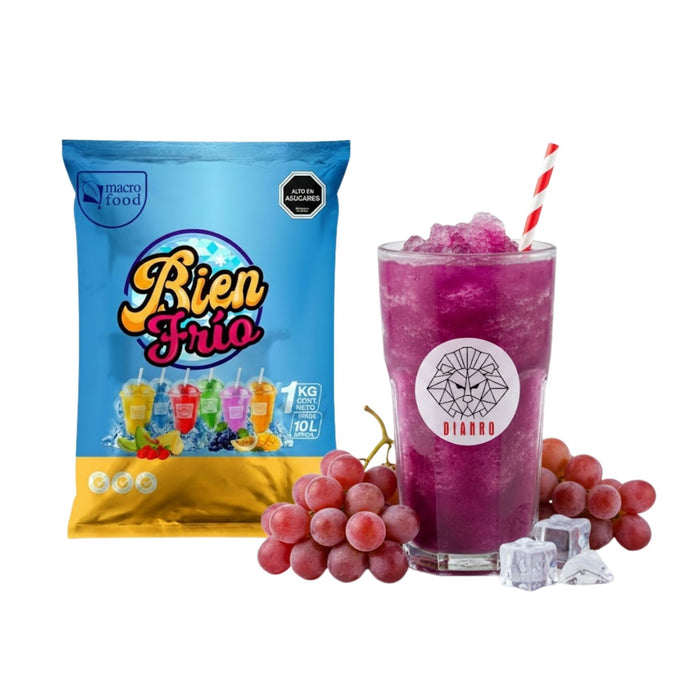 Preparado para Granizadoras Uva Pink 1 kg – Alto Rendimiento