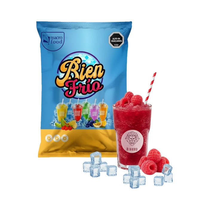 Preparado para Granizadora Frambuesa 1 kg | 11 Litros de Rendimiento