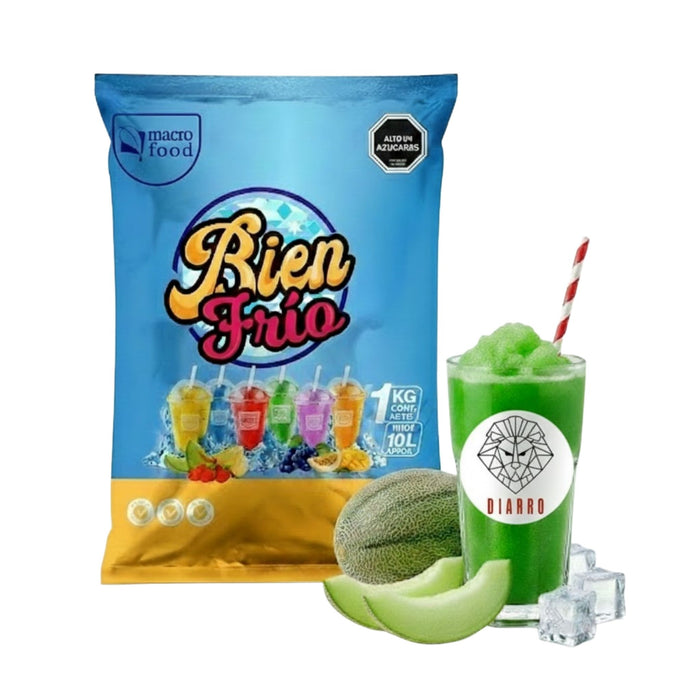 Preparado para Granizadora Melón Tuna 1 kg | 11 Litros de Rendimiento