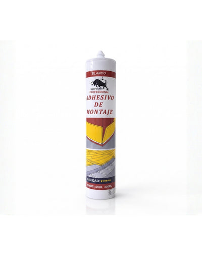 Adhesivo de Montaje Toro Negro 300 ml | Acrílico Sin Solventes | Sin Clavos ni Taladro