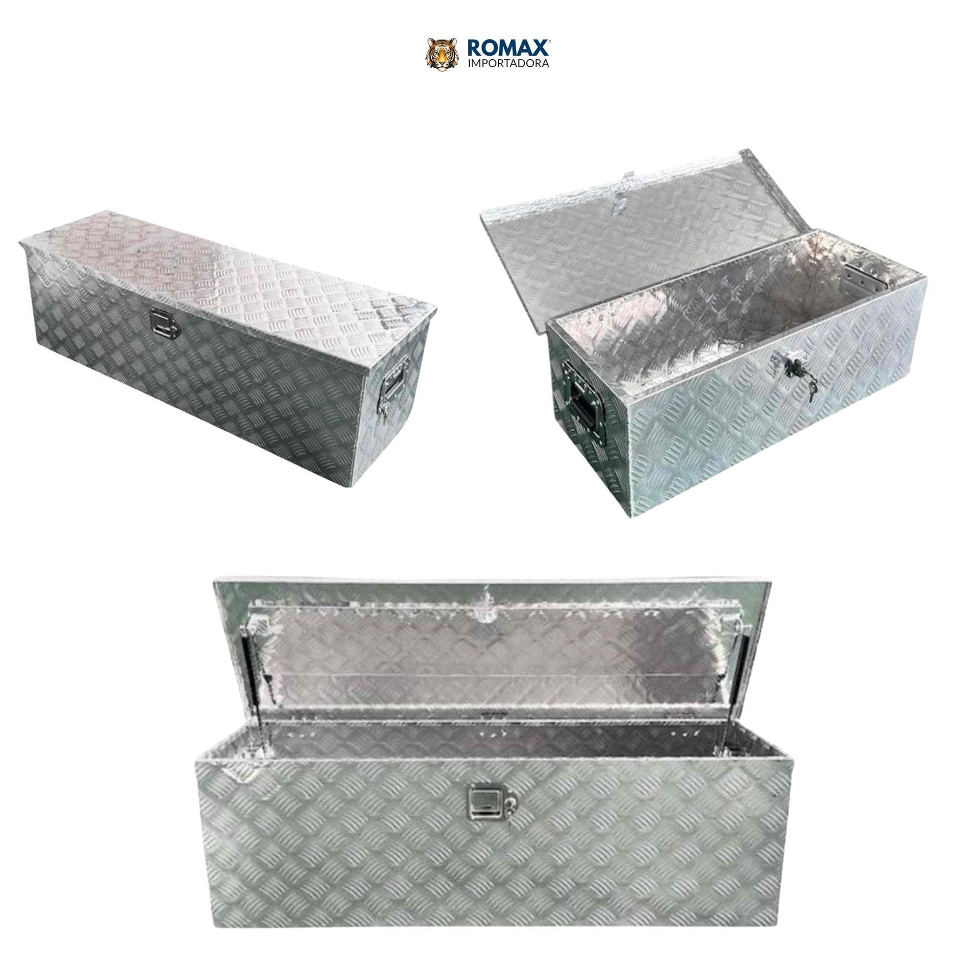 Baúl Aluminio 126 cm para Pick-up y Taller | Romax Chile