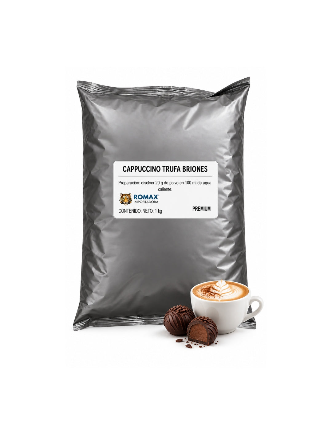 Cappuccino Trufa Briones 1 kg | Para Máquinas Vending y en Casa