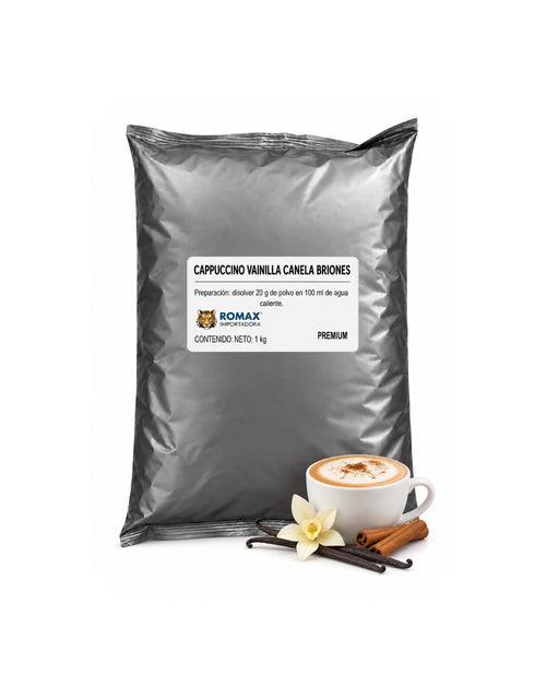Cappuccino Soluble Vainilla Canela Briones 1 kg