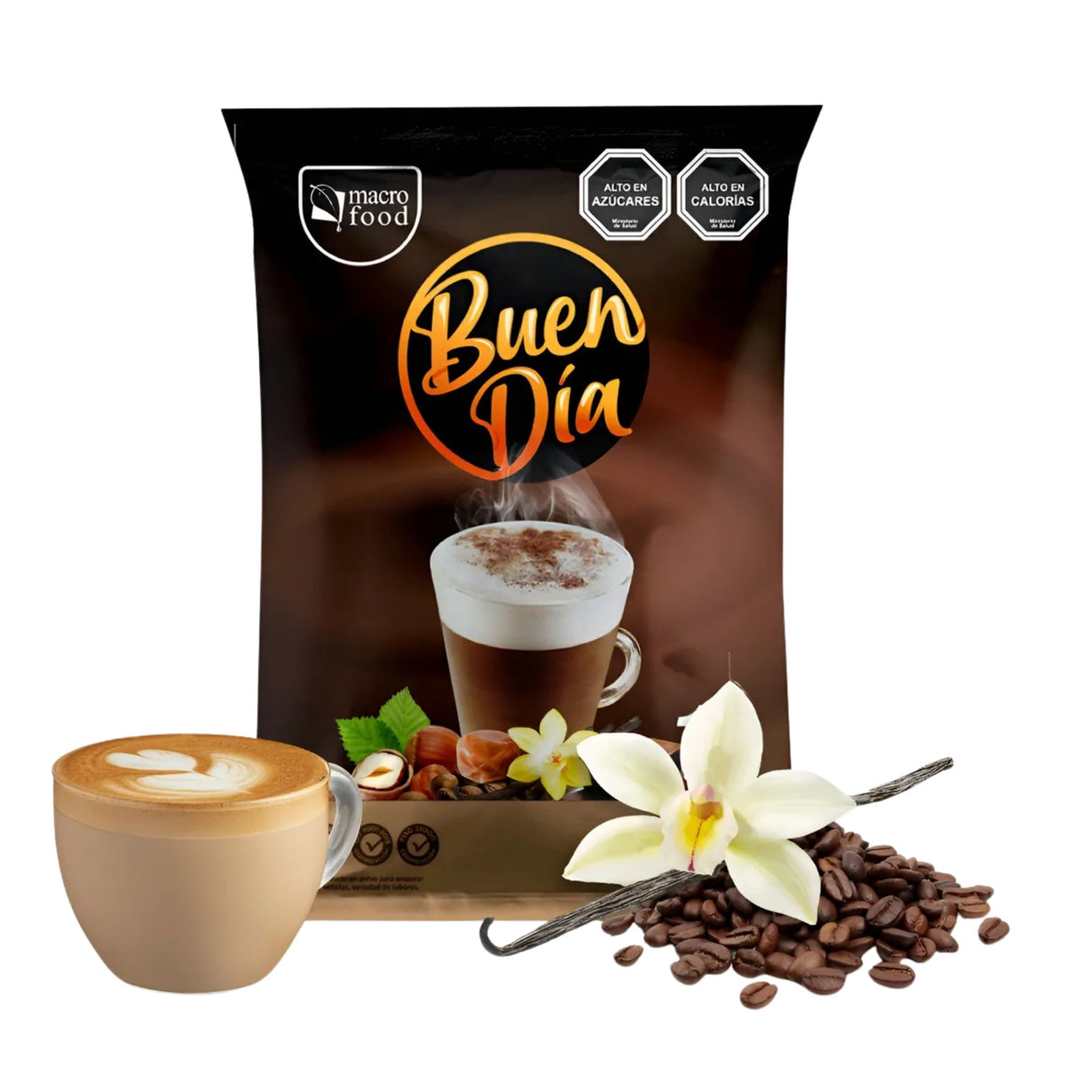 Cappuccino Vainilla Macrofood 1 kg | Para Máquinas Vending y en Casa