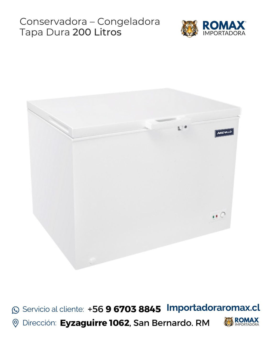 Conservadora – Congeladora Tapa Dura 200 Litros Dual | Ideal para Negocios