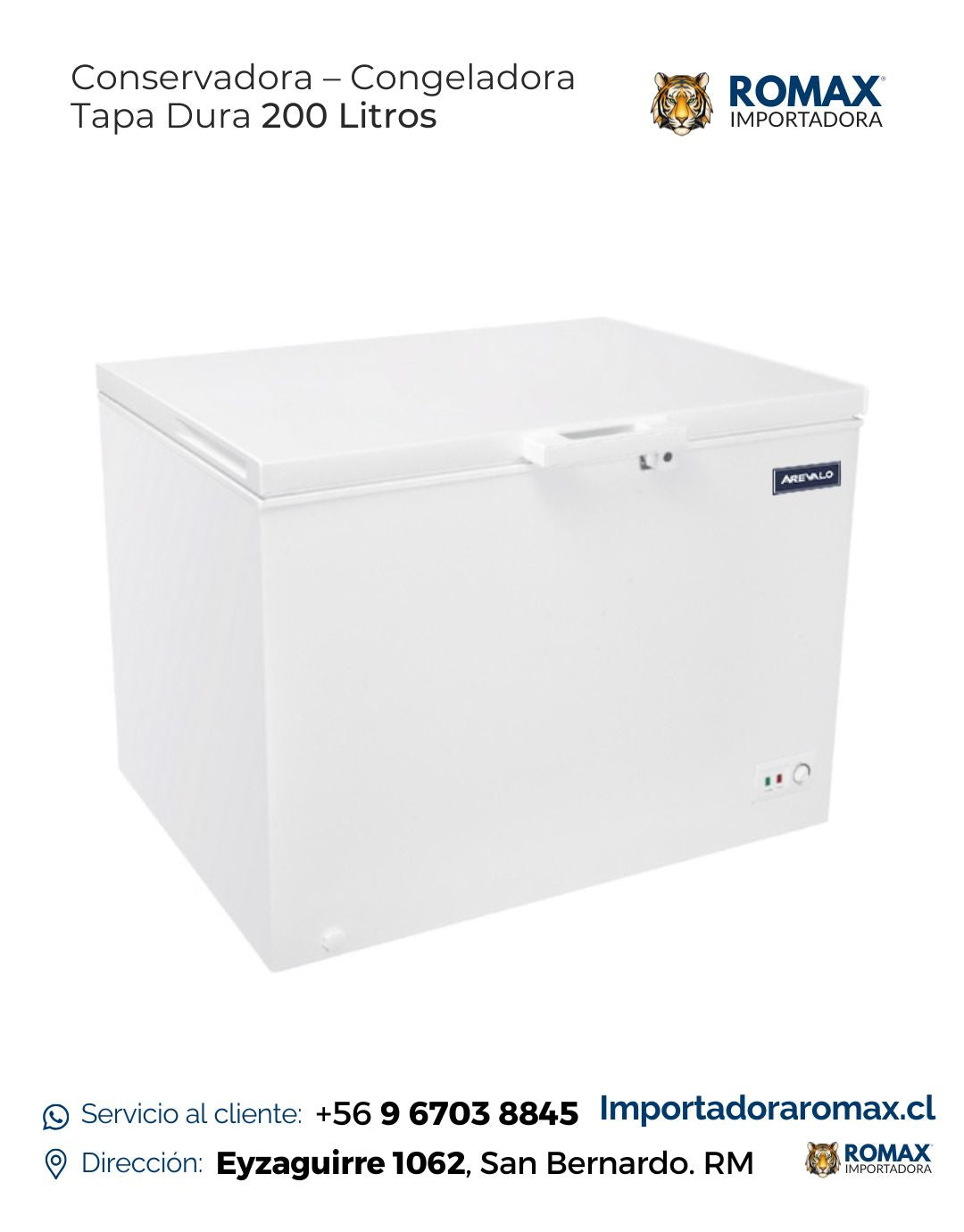 Conservadora – Congeladora Tapa Dura 200 Litros Dual | Ideal para Negocios