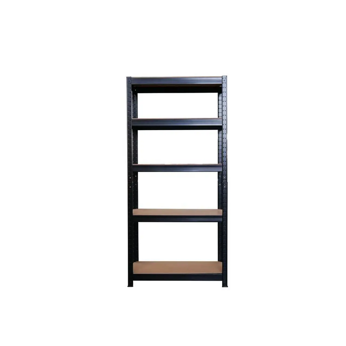 Estante de Acero Negro 5 Niveles 150 × 70 × 30 cm