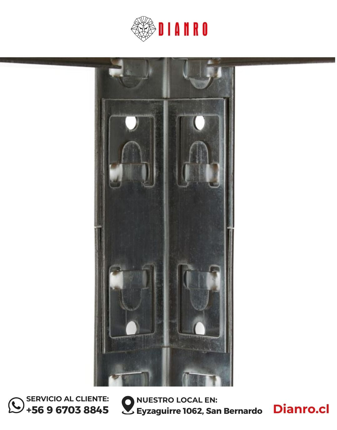 Estante Mesón 180x60x100 cm
