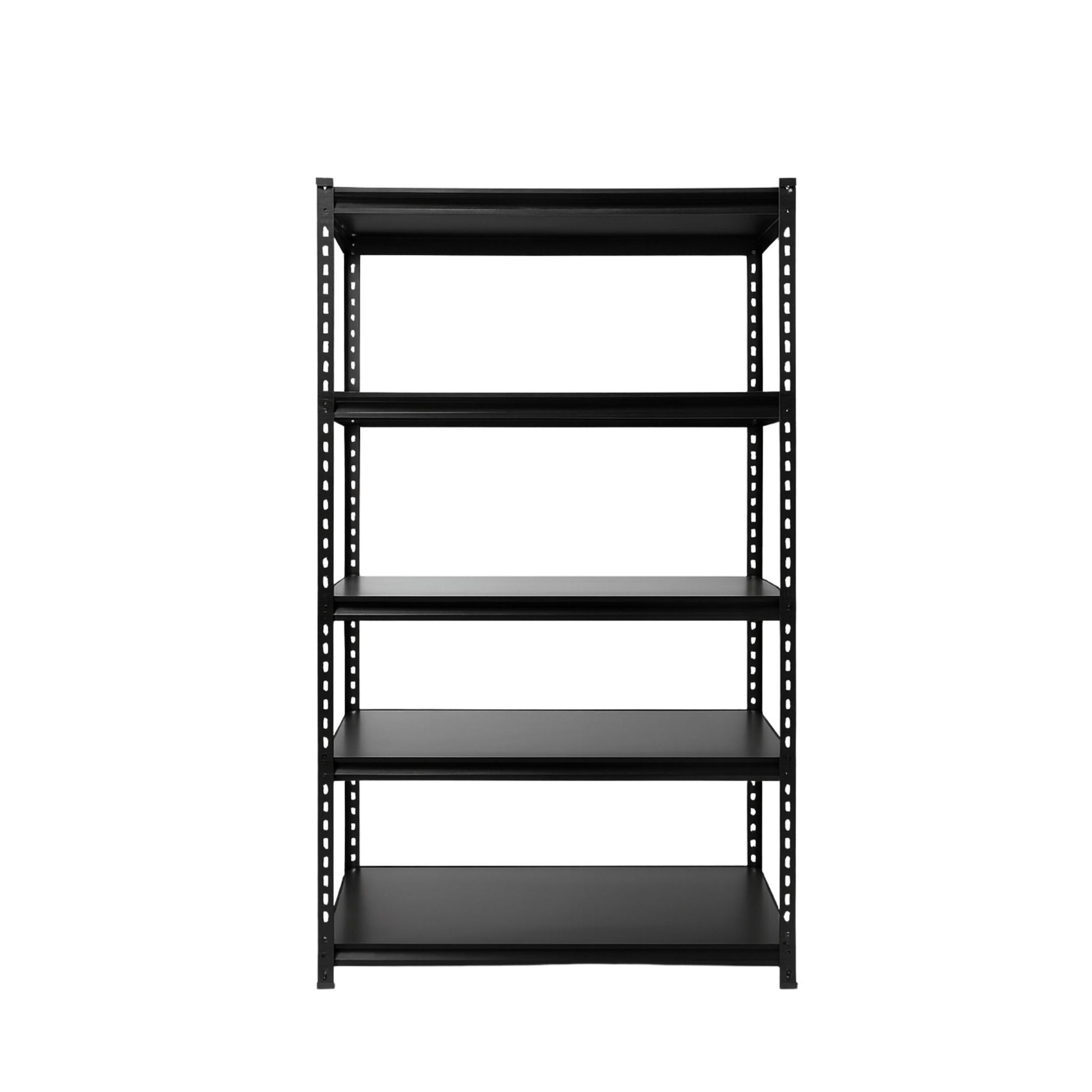 Estante Metálico Negro 180x90x40 cm Vista Frontal | Importadora Romax Chile