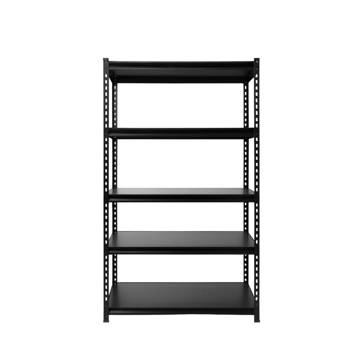 Estante Metálico Full Negro 180×90×40 cm | 5 Niveles
