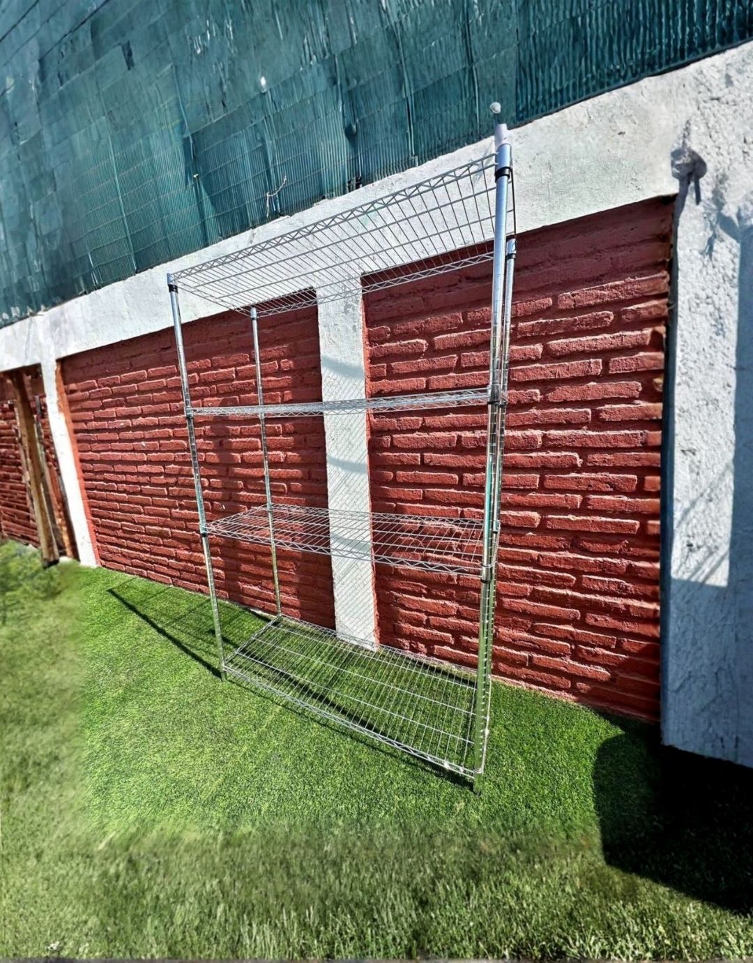 Estante Cromado 180x120x45 cm Armado Sin Herramientas | Romax Chile