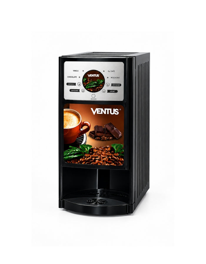 Máquina de Café Automática Ventus Gaia-4S – 4 Bebidas 1800W 30x46x67cm
