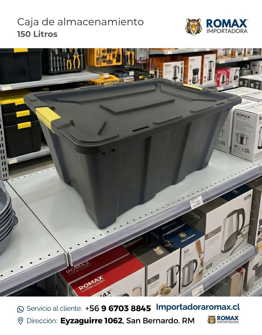 Caja de almacenamiento 150 Litros