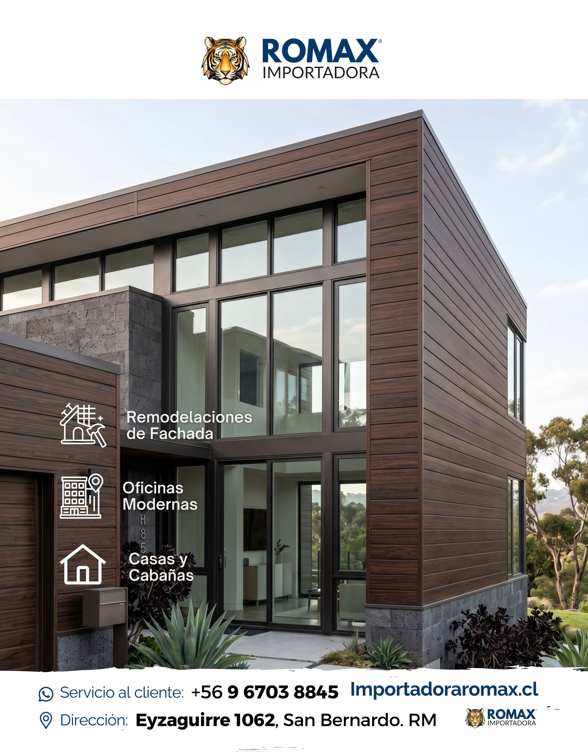 Metal Siding Coigue Chocolate