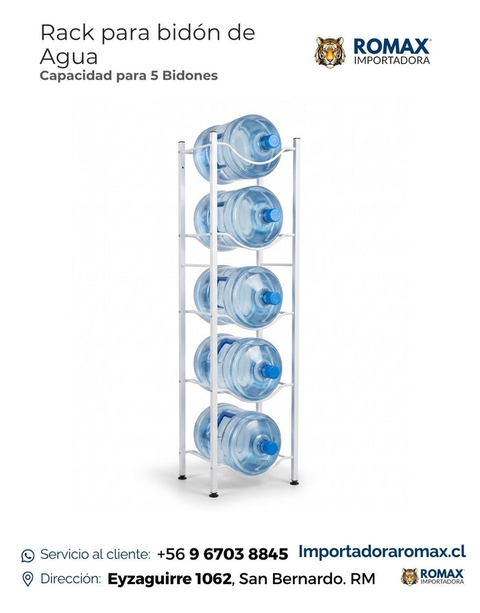 Rack para Bidón de Agua 5 Bidones