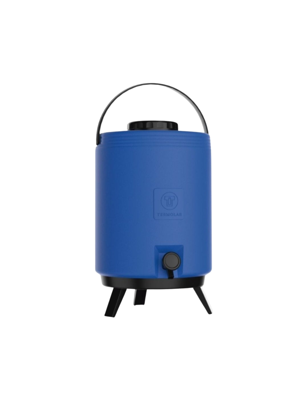 Termo Termolar Plástico 15 Litros Color Azul Vista Frontal | Importadora Romax Chile