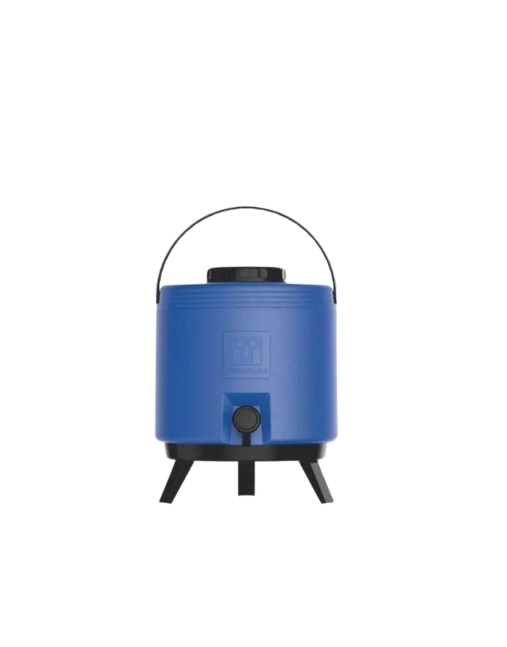 Termo Termolar Plástico 8 Litros Color Azul Vista Frontal | Importadora Romax Chile