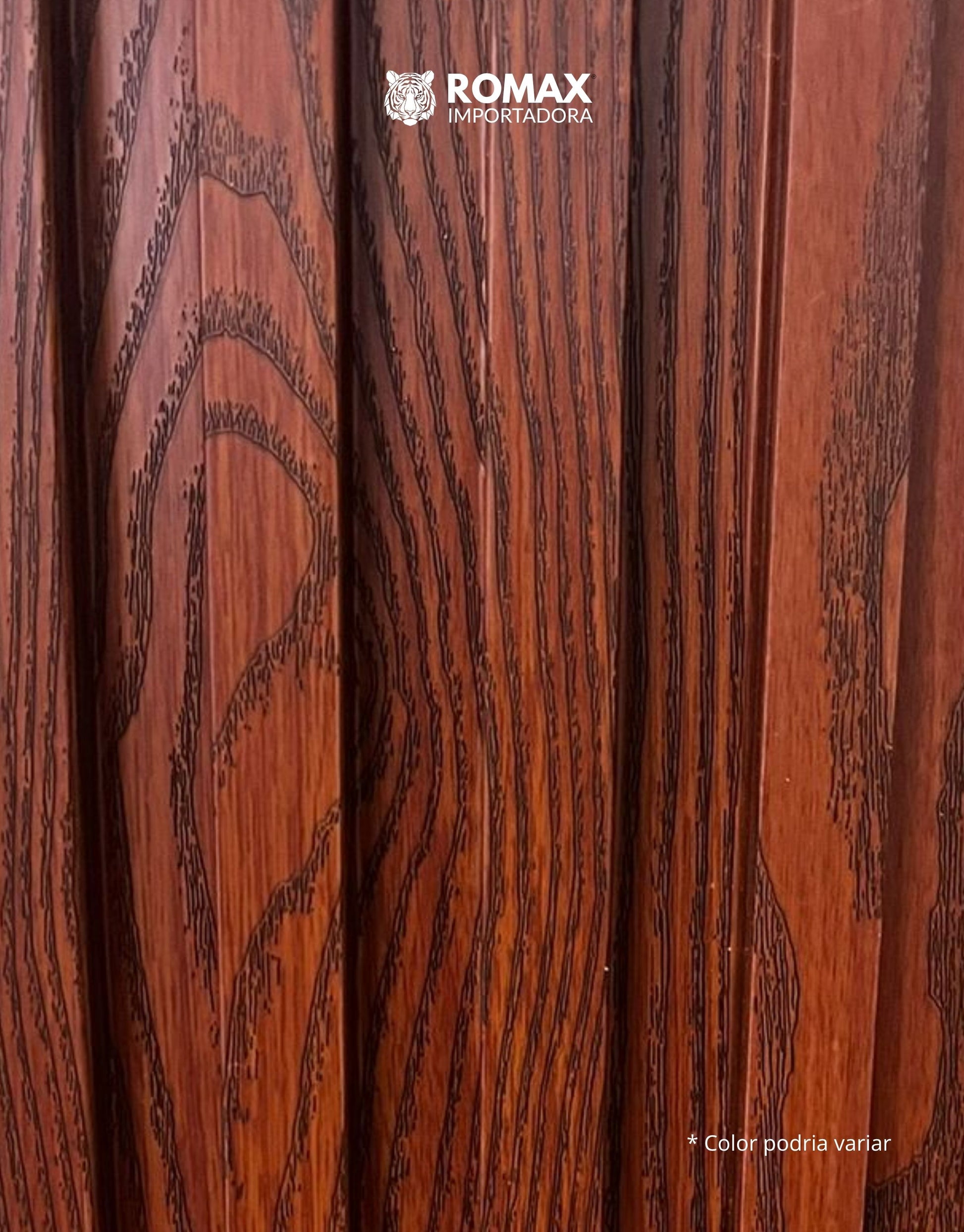 Panel decorativo de pared PVC | Color Café