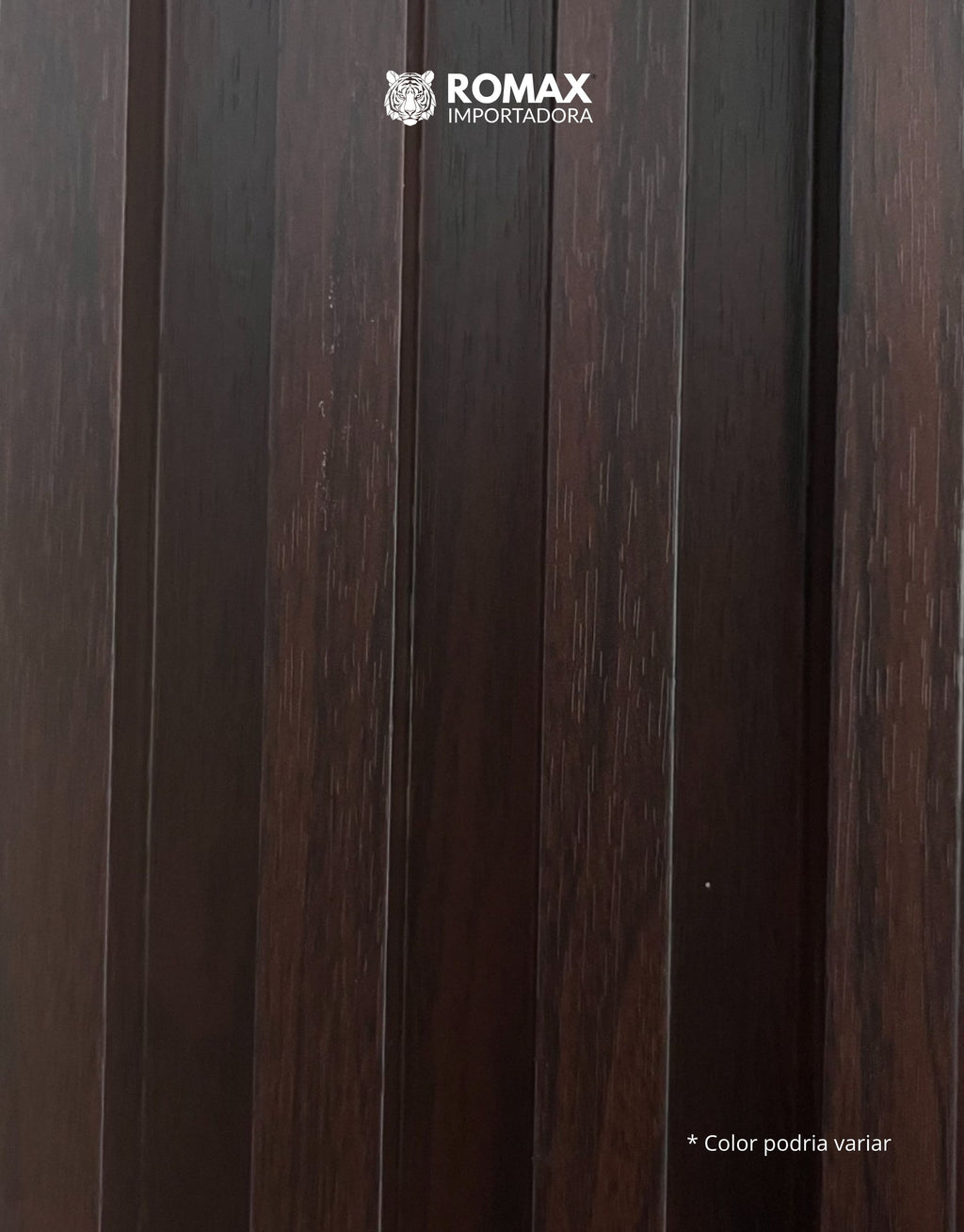 Panel decorativo de pared PVC | Color Chocolate