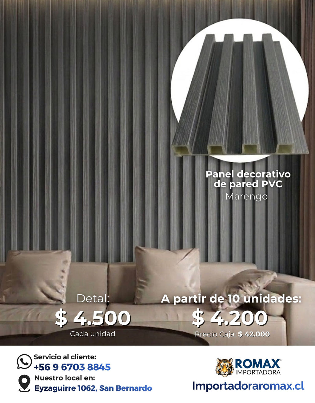 Panel Decorativo Marengo | Renueva tu Muro Sin Obra
