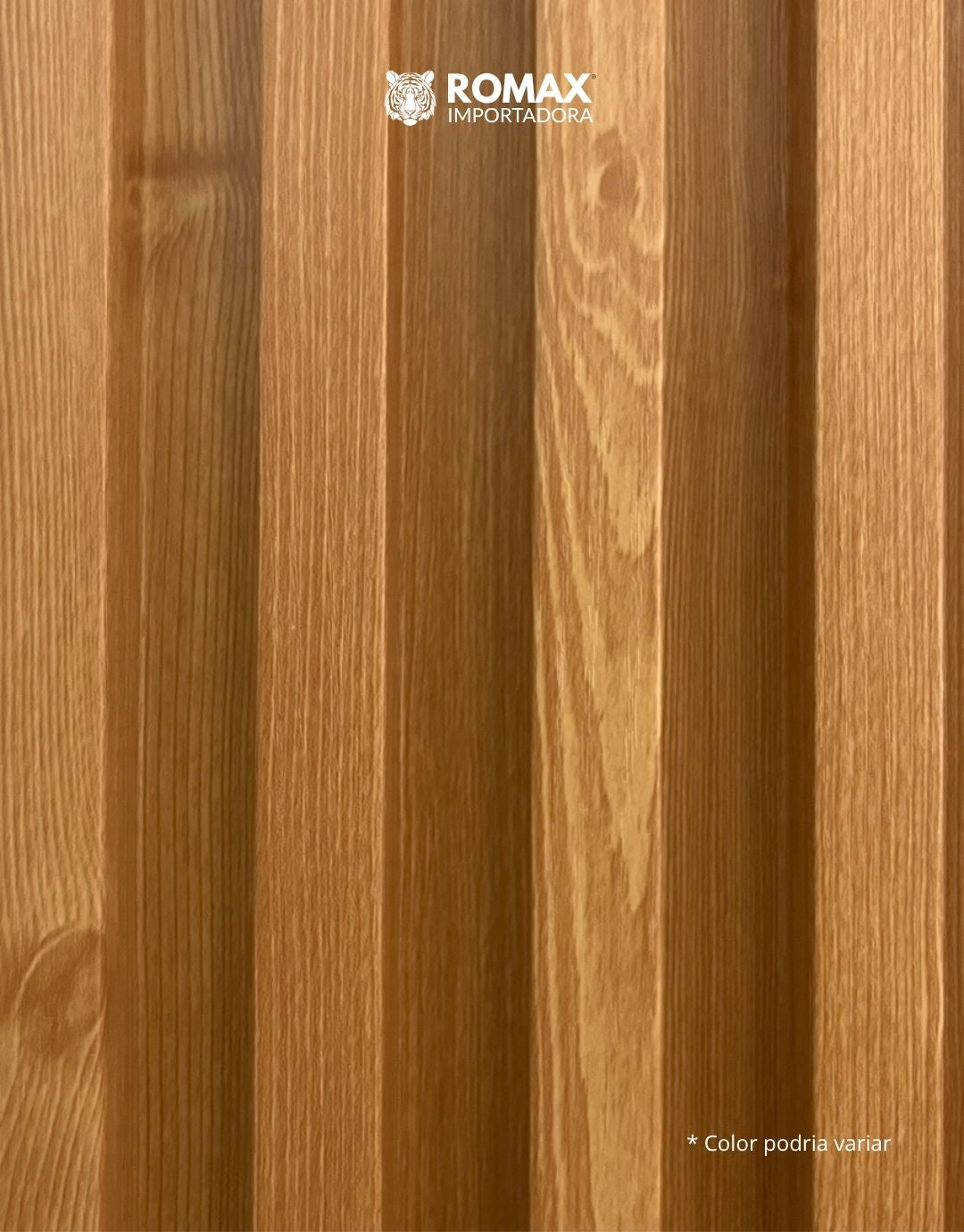 Panel decorativo de pared PVC | Color Miel