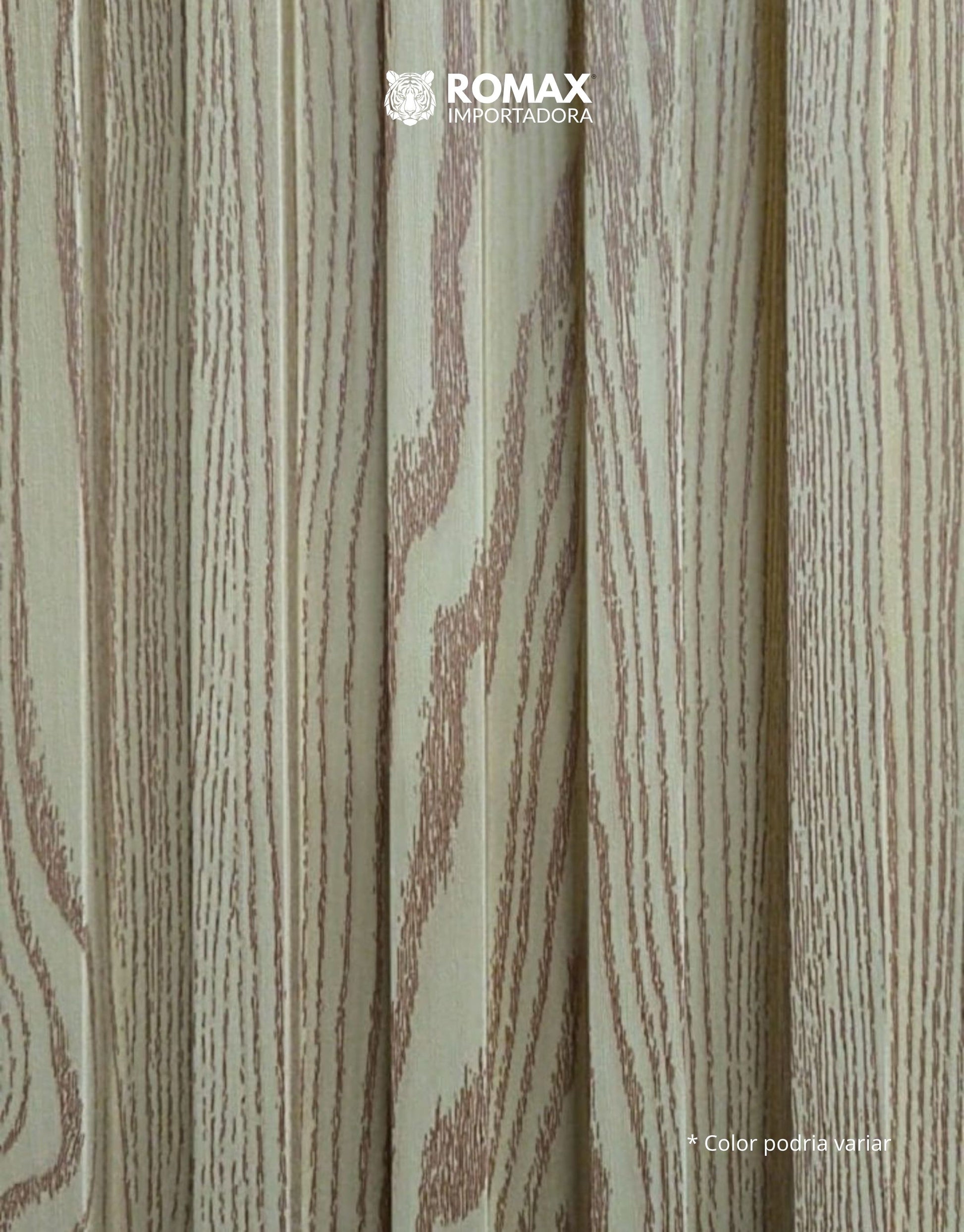 Panel decorativo de pared Color Pino