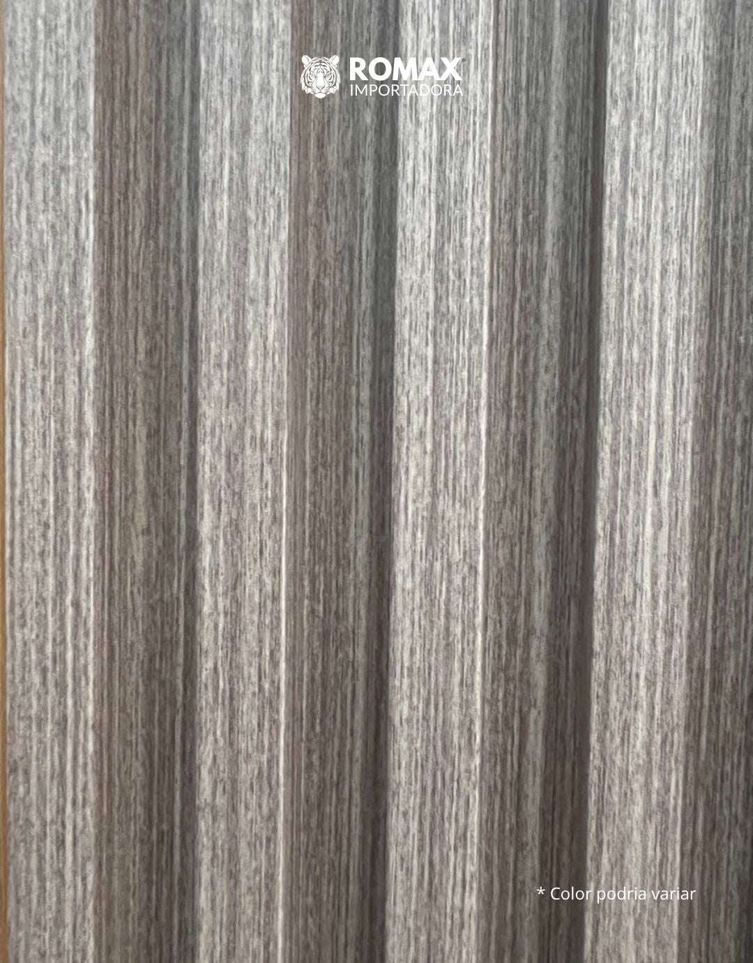 Panel decorativo de pared PVC | Color Ceniza