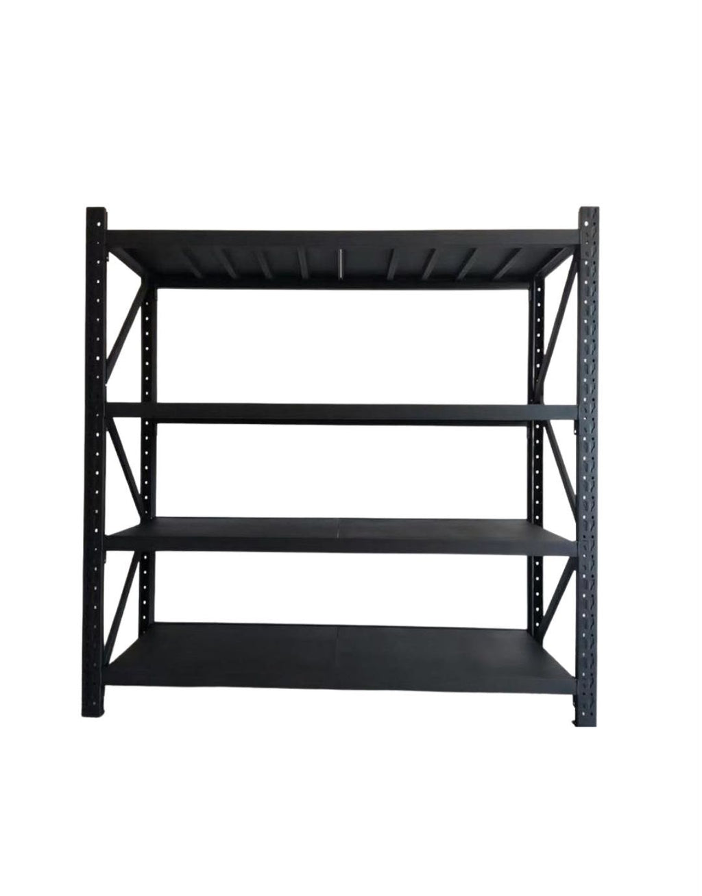 Estante Rack Industrial Metálico 200 x 150 x 50 cm (400 kg) | Negro